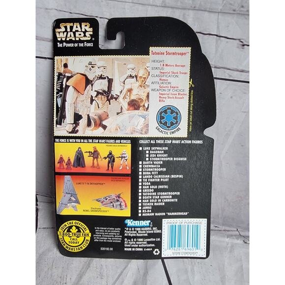 Kenner Star Wars Power Of The Force Sand Trooper 3.75in Action Figure 90s New - Picture 4 of 5